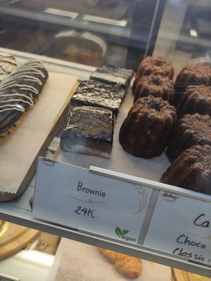 Brownies (small) vegan at Le Bordeaux in Da Nang