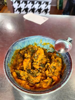 Acelgas con boniato at Plantamientos in Madrid