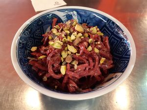 beetroot salad at Plantamientos in Madrid