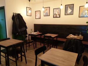 Seating area at Vebu in Aarhus