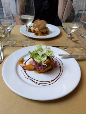 starters at La Zucca in Venice