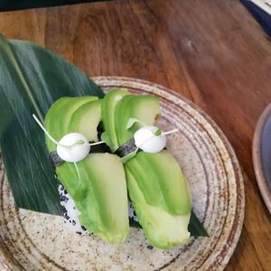 Avocado sushi at SALT in Hamilton