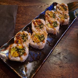 Pumpkin sushi #Veganuary at SALT in Hamilton