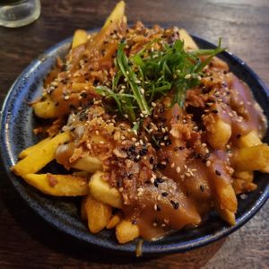 Japanese curry chips #Veganuary at SALT in Hamilton