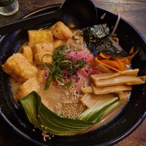 Tonkotsu tofu ramen #Veganuary at SALT in Hamilton