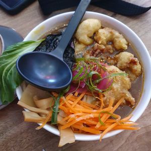 Vegan Chik'n Ramen at SALT in Hamilton