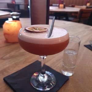 Fancy mocktail - Filmstar maybe? at SALT in Hamilton