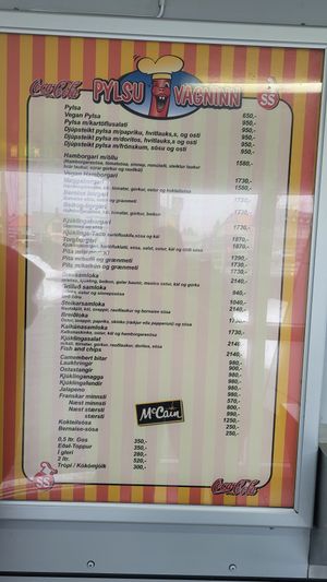  at Pylsuvagninn in Selfoss