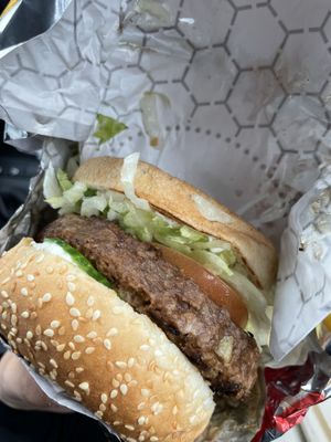 Burger  at Pylsuvagninn in Selfoss