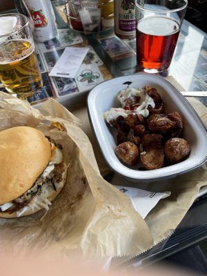 vegan burger   at Le KocK in Reykjavik