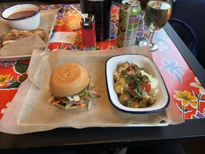 Charlie Dont Surf Burger  at Le KocK in Reykjavik