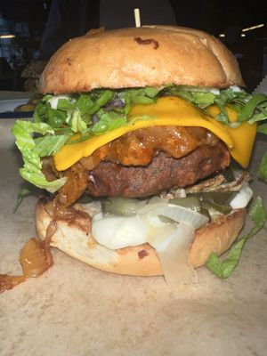 Alison Wonderland burger  at Le KocK in Reykjavik