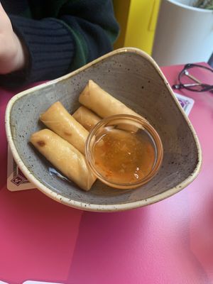 Spring rolls  at KINDII Baan Thai in Milan