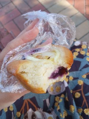 Not the best photo, but here's my muffin! at Turmeric Cafe in Lower Hutt