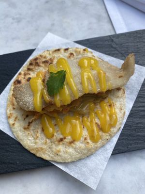 Tacos (venían dos)  at Gioia Cocina Botánica in Buenos Aires