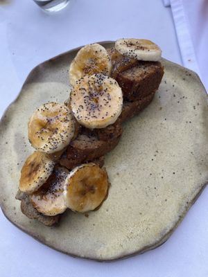 Budín de banana   at Gioia Cocina Botánica in Buenos Aires