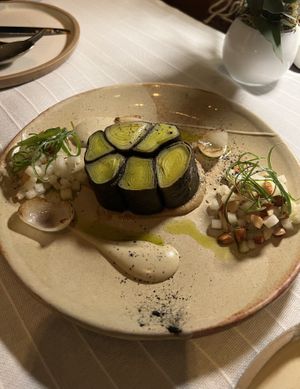 Leek  at Gioia Cocina Botánica in Buenos Aires
