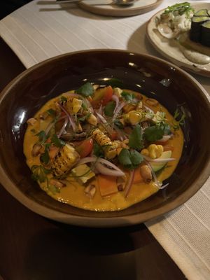 Artichoke ceviche  at Gioia Cocina Botánica in Buenos Aires