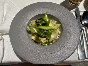 Risotto with quinoa  at Gioia Cocina Botánica in Buenos Aires