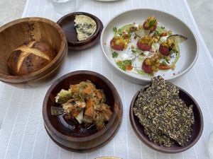 Tasting menu: starters.  at Gioia Cocina Botánica in Buenos Aires