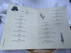 Menu in June 2024  at Gioia Cocina Botánica in Buenos Aires