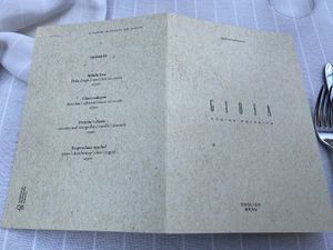 Menu in June 2024  at Gioia Cocina Botánica in Buenos Aires
