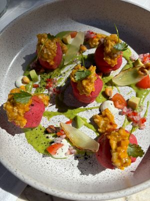 Causa at Gioia Cocina Botánica in Buenos Aires