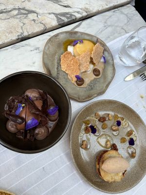 Desserts at Gioia Cocina Botánica in Buenos Aires