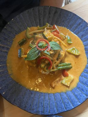 Tofu red curry   at NUSARA Thai Fire Kitchen in Poole