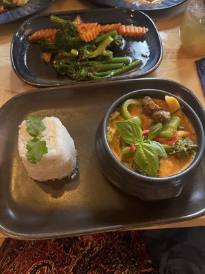 Vegetable penang curry   at NUSARA Thai Fire Kitchen in Poole