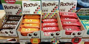 Raw energy bars at Brandtzaeg Helsekost in Haugesund