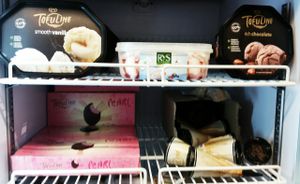 non-dairy plant ice cream  at Brandtzaeg Helsekost in Haugesund