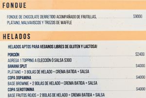 Menu as of December 2022. Page 1 of 8 at Battus Kaffee in La Serena