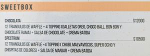 Menu as of December 2022. Page 8 of 8 at Battus Kaffee in La Serena