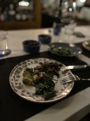 Vegan sides   at Goblin & The Grocer in Beverly Shores