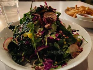 Kale Napa Salad (first menu item)  at Ocotillo in Phoenix