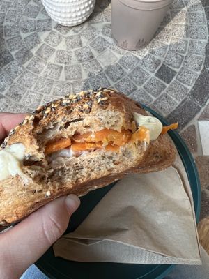 Vegan Carrot Lax  at Hempies - Händelstraße in Cologne