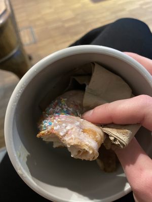 croissant filled with vanilla   at Hempies - Händelstraße in Cologne