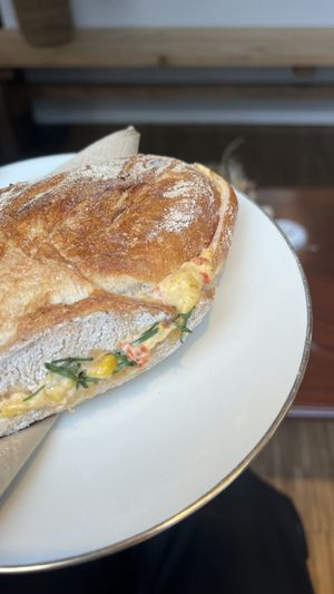 Flammkuchen Panini  at Hempies - Händelstraße in Cologne