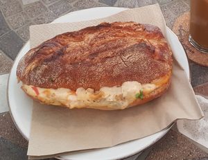 Flammkuchen Sandwich at Hempies - Händelstraße in Cologne