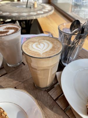 Soy cappuccino - Hempies, Cologne  at Hempies - Händelstraße in Cologne