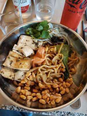 Dry Tofu Ramen at Ramen Bambu in Lisbon