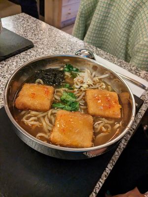 Vegan Tofu Ramen at Ramen Bambu in Lisbon