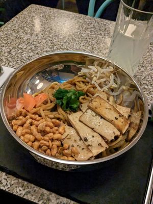 Dry Vegan Tofu Ramen at Ramen Bambu in Lisbon