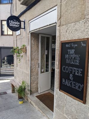 outside at The Hippie Baker in Vigo