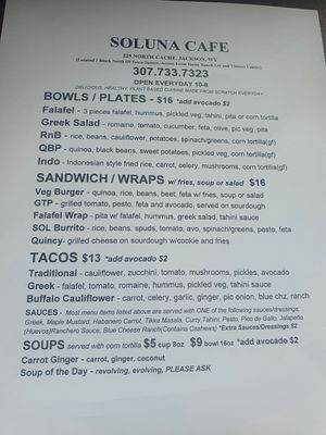  at Soluna Cafe in Jackson