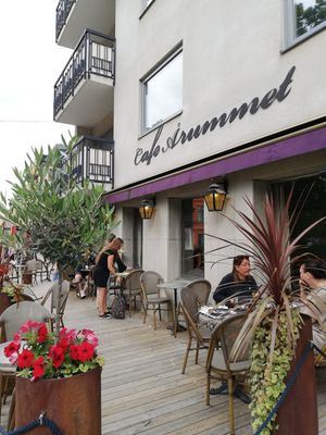The terrace at Årummet in Uppsala