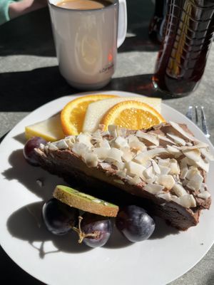 Vegan chocolate cake   at Årummet in Uppsala