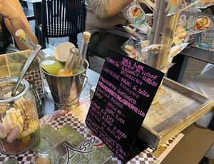 Free Snacks. No Photo of the non vegan free dessert .  at Assaje in Trieste