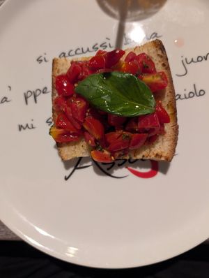 Bruschetta at Assaje in Trieste